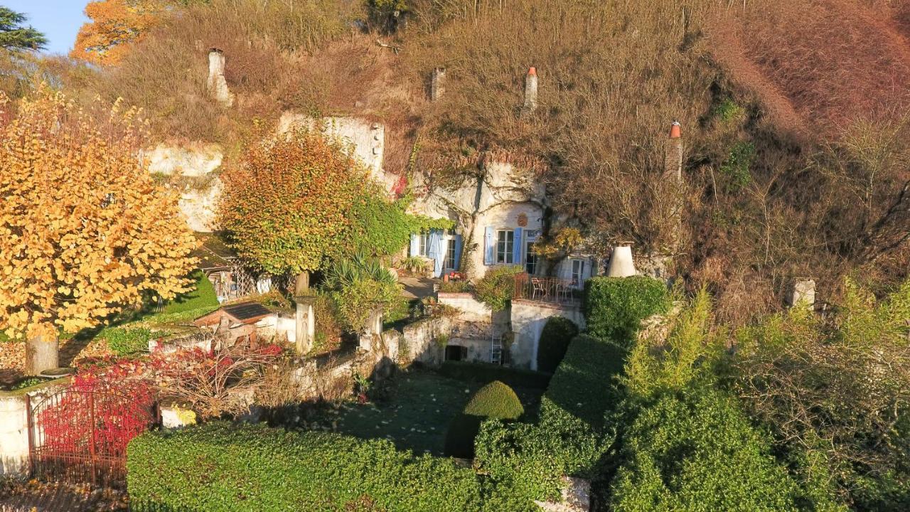 Gite Insolite Troglodytique De La Cave Des Mouret Troo Exterior photo